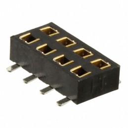 1 pcs : M22-6360442 - CONN RCPT 8POS 0.079 GOLD SMD