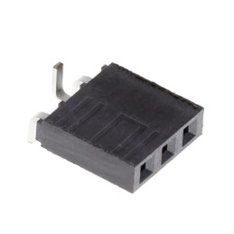 1 pcs : SSW-103-22-S-S-VS-K-TR - CONN RCPT 3POS 0.1 GOLD SMD