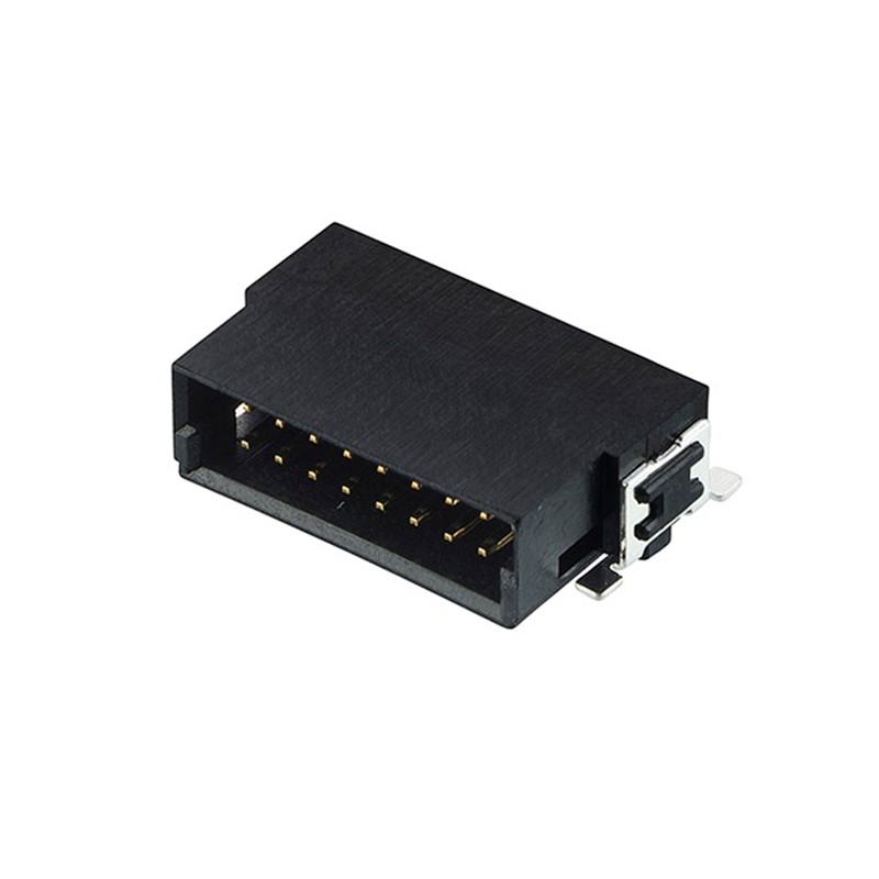 1 pcs : M55-7101642R - CONN HEADER SMD R/A 16POS 1.27MM