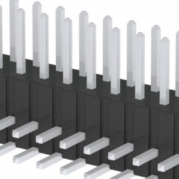 1 pcs : XG8W-4044 - CONN HEADER R/A 40POS 2.54MM