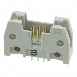 1 pcs : 09185066924 - CONN HEADER VERT 6POS 2.54MM