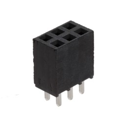 1 pcs : SSQ-103-01-L-D - CONN RCPT 6POS 0.1 GOLD PCB