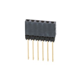 1 pcs : ESQ-106-14-G-S - CONN SOCKET 6POS 0.1 GOLD PCB