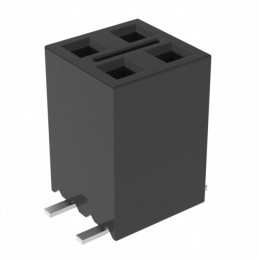 1 pcs : SSM-102-L-DV-K-TR - CONN RCPT 4POS 0.1 GOLD SMD