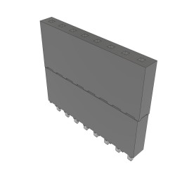 1 pcs : ESW-108-33-T-S - CONN SOCKET 8POS 0.1 TIN PCB