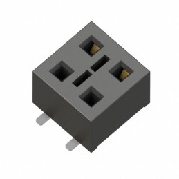 1 pcs : HLE-102-02-F-DV - CONN RCPT 4POS 0.1 GOLD SMD