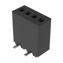 1 pcs : RSM-104-02-L-S - CONN RCPT 4POS 0.05 GOLD SMD