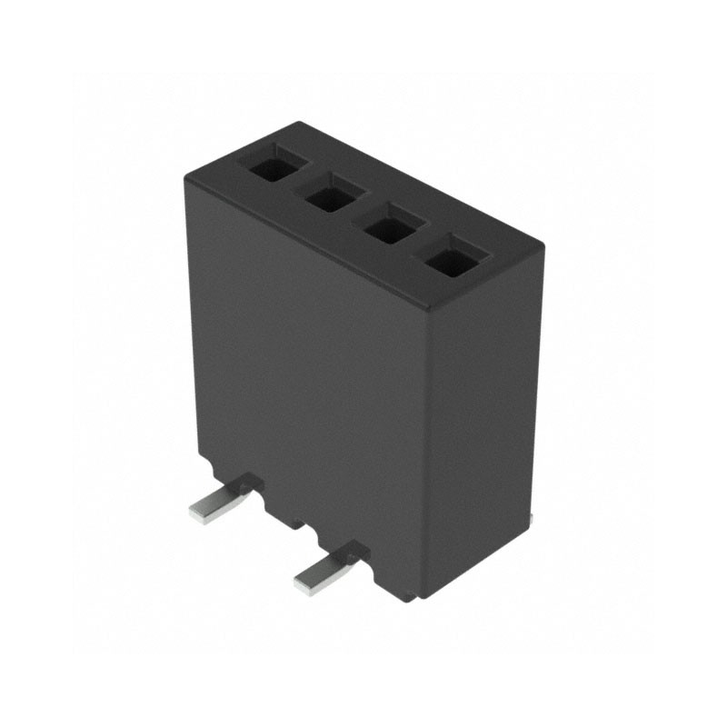 1 pcs : RSM-104-02-L-S - CONN RCPT 4POS 0.05 GOLD SMD