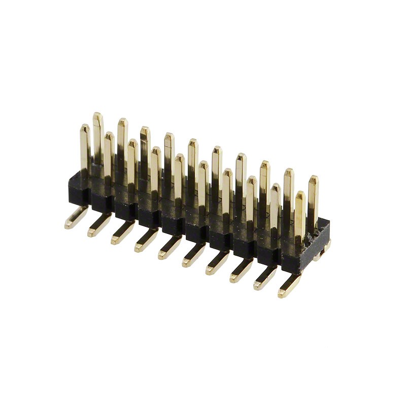 1 pcs : GRPB102VWQS-RC - CONN HEADER SMD 20POS 1.27MM