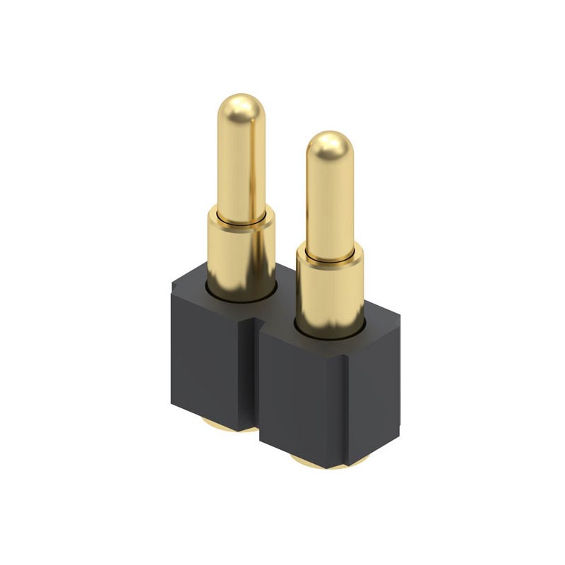 1 pcs : 812-22-002-30-003101 - CONN SPRING PISTON 2POS SMD