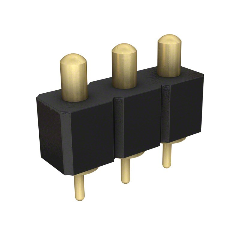 1 pcs : 821-22-003-10-002101 - CONN SPRING PISTON 3POS PCB