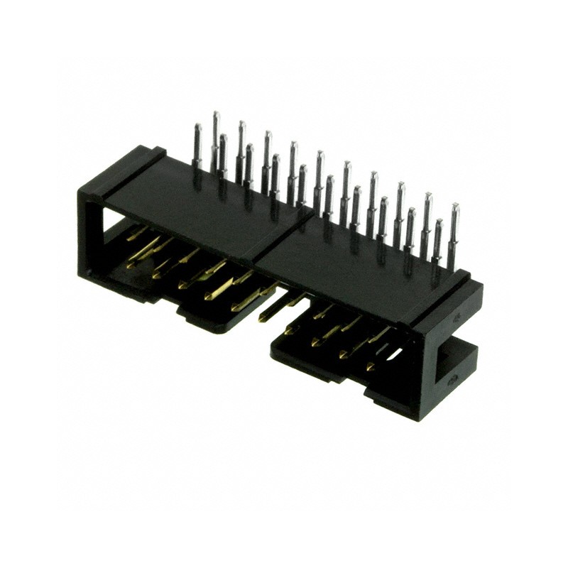 1 pcs : XG4C-2034 - CONN HEADER R/A 20POS 2.54MM