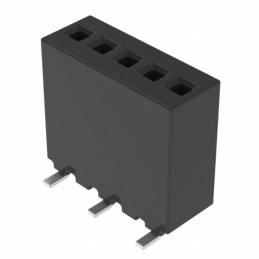 1 pcs : RSM-105-02-L-S - CONN RCPT 5POS 0.05 GOLD SMD