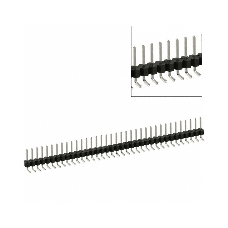 1 pcs : PEC36SBAN - CONN HEADER R/A 36POS 2.54MM