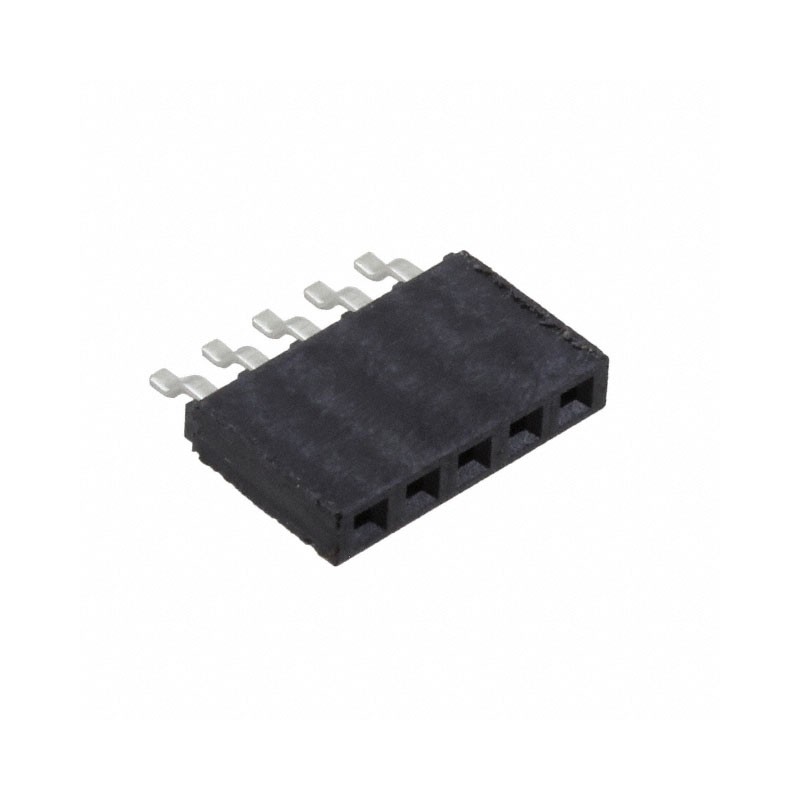 1 pcs : SMH-105-02-L-S - CONN RCPT 5POS 0.1 GOLD SMD R/A
