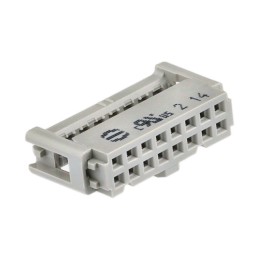 1 pcs : 09185166814 - CONN RCPT 16POS IDC 26-28AWG