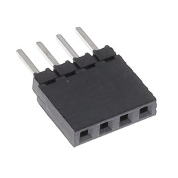 1 pcs : ESQT-104-03-M-S-310 - CONN RECP, EL SOC 4POS GOLD