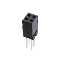 1 pcs : ESW-102-13-L-D - CONN SOCKET 4POS 0.1 GOLD PCB