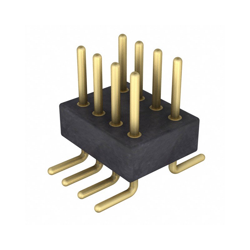 1 pcs : 852-10-008-30-001101 - CONN HEADER SMD 8POS 1.27MM