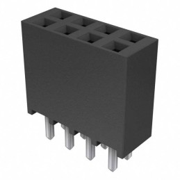 1 pcs : SSQ-104-01-L-D - CONN RCPT 8POS 0.1 GOLD PCB