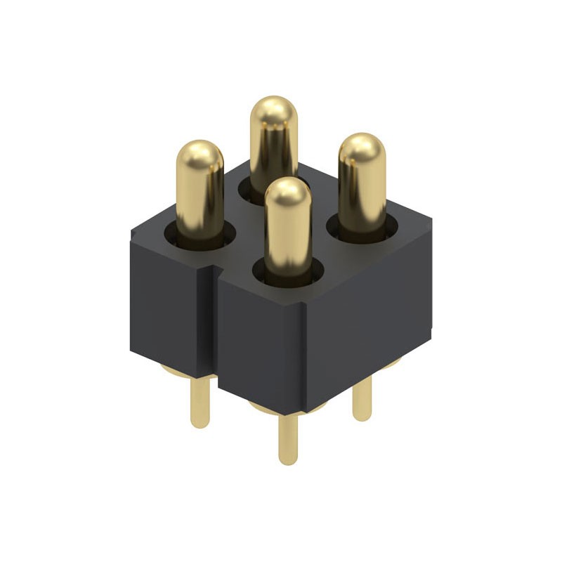 1 pcs : 823-22-004-10-003101 - CONN SPRING PISTON 4POS PCB