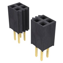 1 pcs : SSW-105-02-G-D - CONN RCPT 10POS 0.1 GOLD PCB