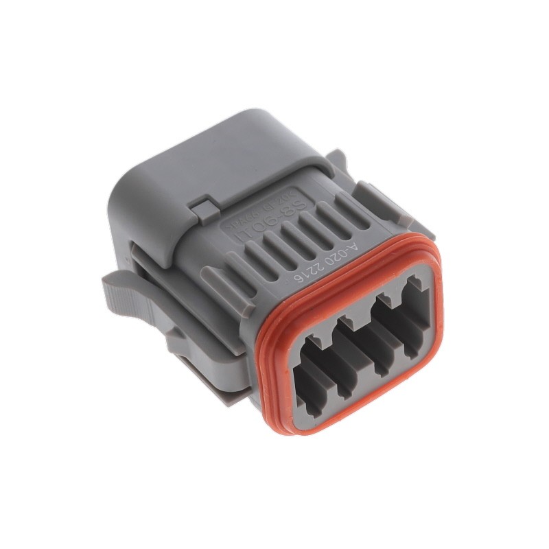 1 pcs : IT06-8SA-020 - CONN PLUG HSG 8POS