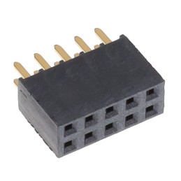 1 pcs : SSW-105-06-G-D - CONN RCPT 10POS 0.1 GOLD PCB