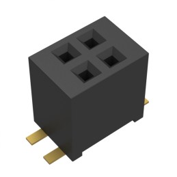 1 pcs : MLE-102-01-G-DV - CONN RECEPT 4POS 1MM DUAL SMD