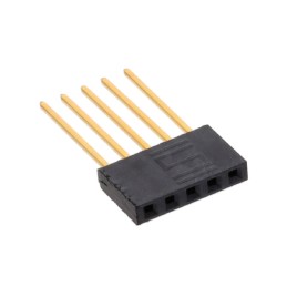 1 pcs : SSQ-105-04-G-S - CONN RCPT 5POS 0.1 GOLD PCB