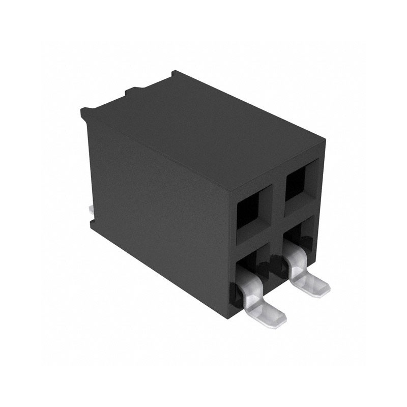 1 pcs : SSM-102-L-DH-TR - CONN RCPT 4POS 0.1 GOLD SMD R/A