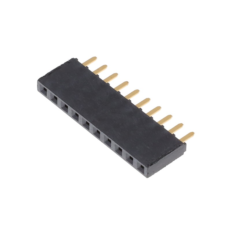 1 pcs : SSW-110-06-G-S - CONN RCPT 10POS 0.1 GOLD PCB
