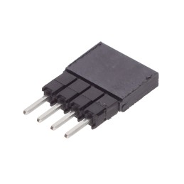 1 pcs : ESQ-104-23-L-S - CONN SOCKET 4POS 0.1 GOLD PCB