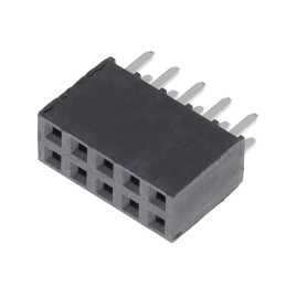 1 pcs : SSW-105-06-S-D - CONN RCPT 10POS 0.1 GOLD PCB