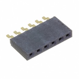 1 pcs : SMH-106-02-G-S - CONN RCPT 6POS 0.1 GOLD SMD R/A