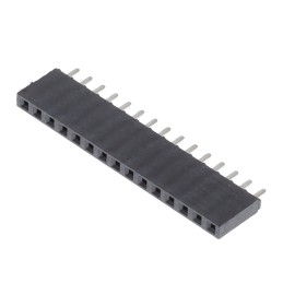 1 pcs : SSW-115-01-F-S - CONN RCPT 15POS 0.1 GOLD PCB