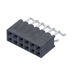 1 pcs : M22-6550642R - CONN RCPT 12P 0.079 GOLD SMD R/A