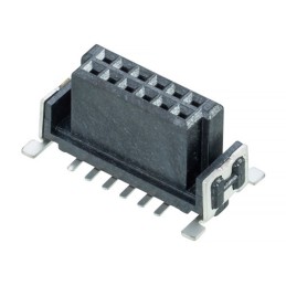 1 pcs : M55-6001242R - CONN RCPT 12POS 0.05 GOLD SMD