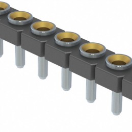 1 pcs : SL-106-T-19 - CONN RCPT 6POS 0.1 GOLD PCB