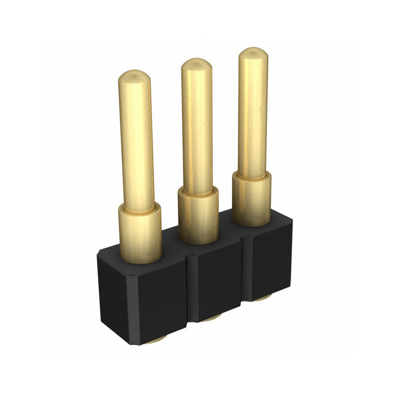 1 pcs : 812-22-003-30-000101 - CONN SPRING PISTON 3POS SMD
