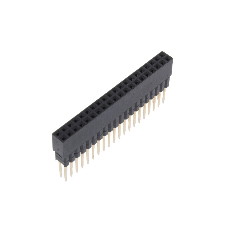 1 pcs : PRT-16764 - EXTENDED GPIO FEMALE HEADER - 2X