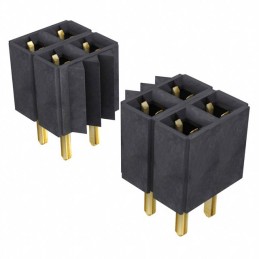 1 pcs : SLW-105-01-G-D - CONN RCPT 10POS 0.1 GOLD PCB