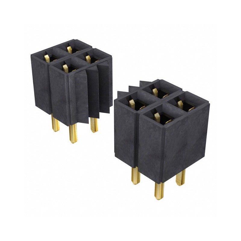 1 pcs : SLW-105-01-G-D - CONN RCPT 10POS 0.1 GOLD PCB