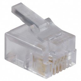 1 pcs : 940-SP-3046 - CONN MOD PLUG 6P4C UNSHIELDED