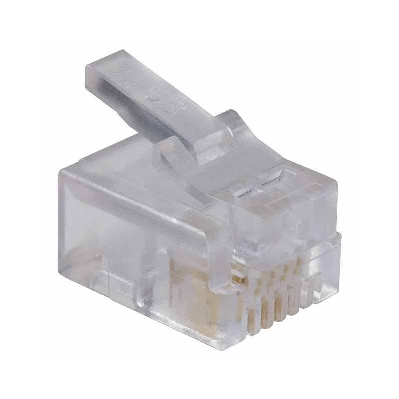 1 pcs : 940-SP-3046 - CONN MOD PLUG 6P4C UNSHIELDED