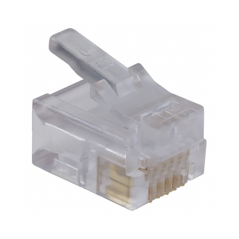 1 pcs : 940-SP-3066 - CONN MOD PLUG 6P6C UNSHIELDED