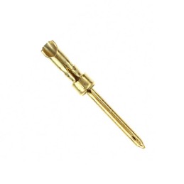 1 pcs : 66570-2 - CONN PIN 18AWG GOLD SOLDER CUP