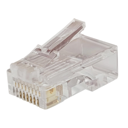 1 pcs : MP88X-1000 - MOD PLUG 8P8C-STRANDED/FLAT ROHS