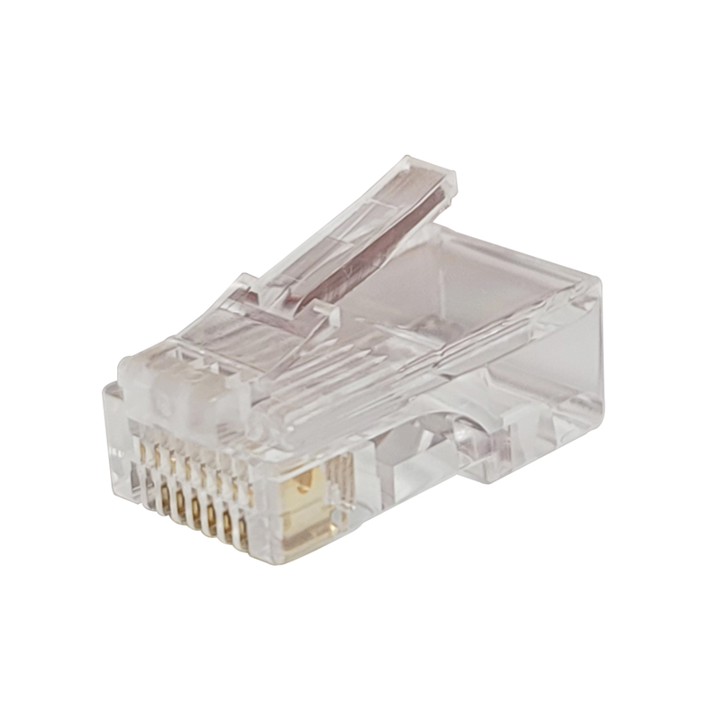 1 pcs : MP88X-1000 - MOD PLUG 8P8C-STRANDED/FLAT ROHS