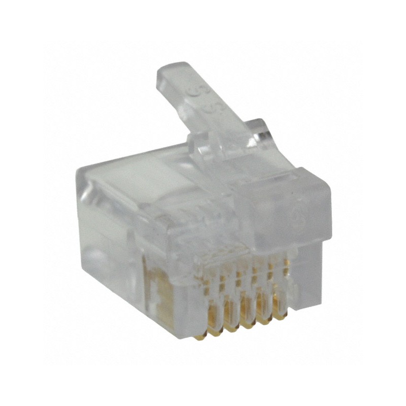 1 pcs : 940-SP-3066R-OST - CONN MOD PLUG 6P6C UNSHIELDED